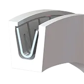 External Face Spring Face Seal Cantilever