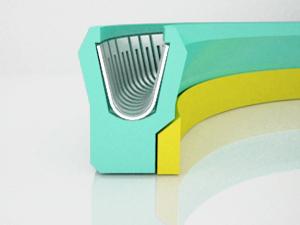 Compact Anti-Extrusion Cantilever Spring Seal (For Dynamic Sealing, Pressure up to 120 MPa)