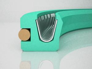 O-Ring Assisted High Pressure Seal (For High Pressure Rotary Sealing, Pressure up to 80 MPa)