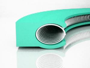 Reinforced Internal Face Canted Coil Spring Seal