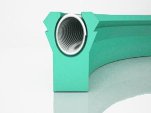 Multi-Lip Canted Coil Spring Seal(For High-Viscosity Media, Maximum Pressure up to 50 MPa)